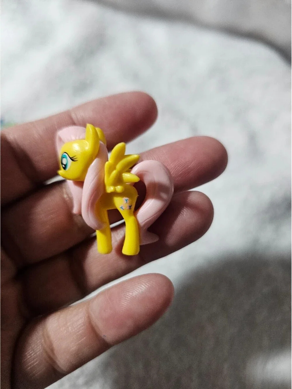 Lot Of 5 Mini Small My Little Pony Figures Rainbow Dash/More Plastic Mulitcolor